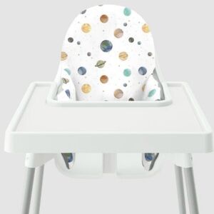 🆕 NWOT - Yeah Baby Goods - Galaxy Print High Chair Cushion Cover